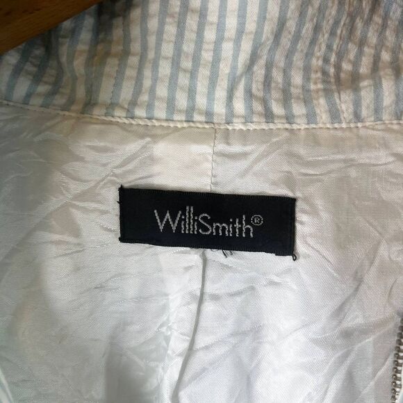 Willi Smith Striped Full Zip Hooded Lightweight‎ Jacket Size Medium - Picture 8 of 10